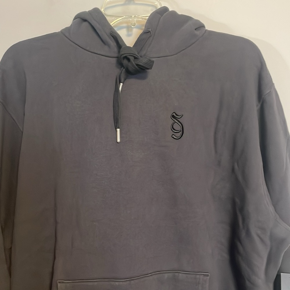 Spiritual Gangster SG Monogram Classic Black Hoodie NEW - Picture 2 of 8